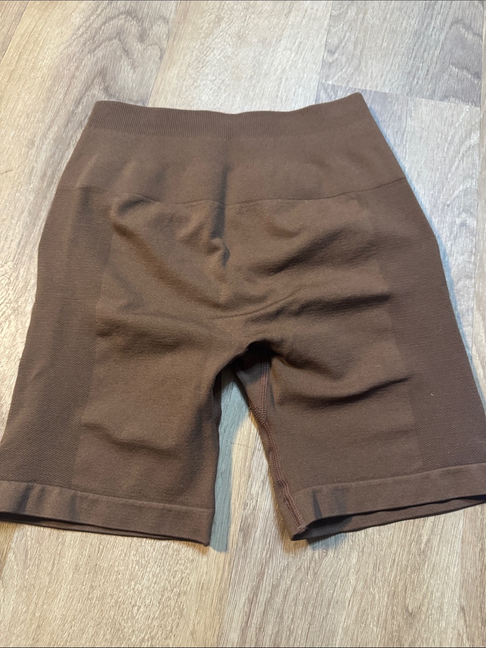 AuroLa Bike Shorts Duo - Chocolate Brown & Black/White Tie-Dye 2 pairs - Picture 5 of 6
